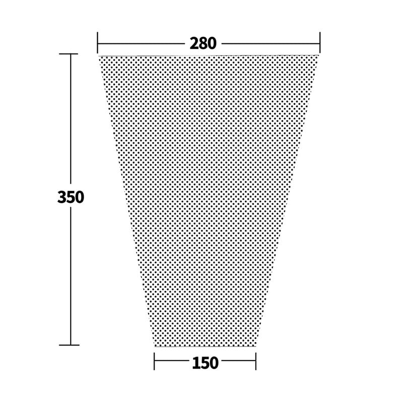 切り花出荷用スリーブ　ナカクリーン B-No.1　全面有孔 B-1　100枚/束（ご注文単位60束）【直送品】