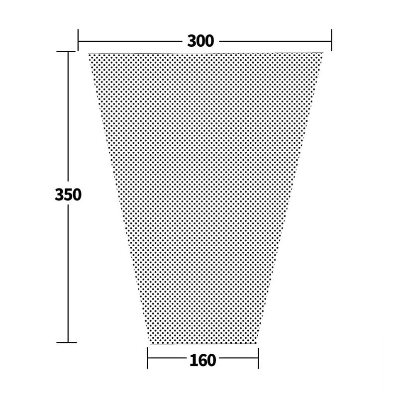 切り花出荷用スリーブ　ナカクリーン B-No.2　全面有孔 B-2　100枚/束（ご注文単位60束）【直送品】