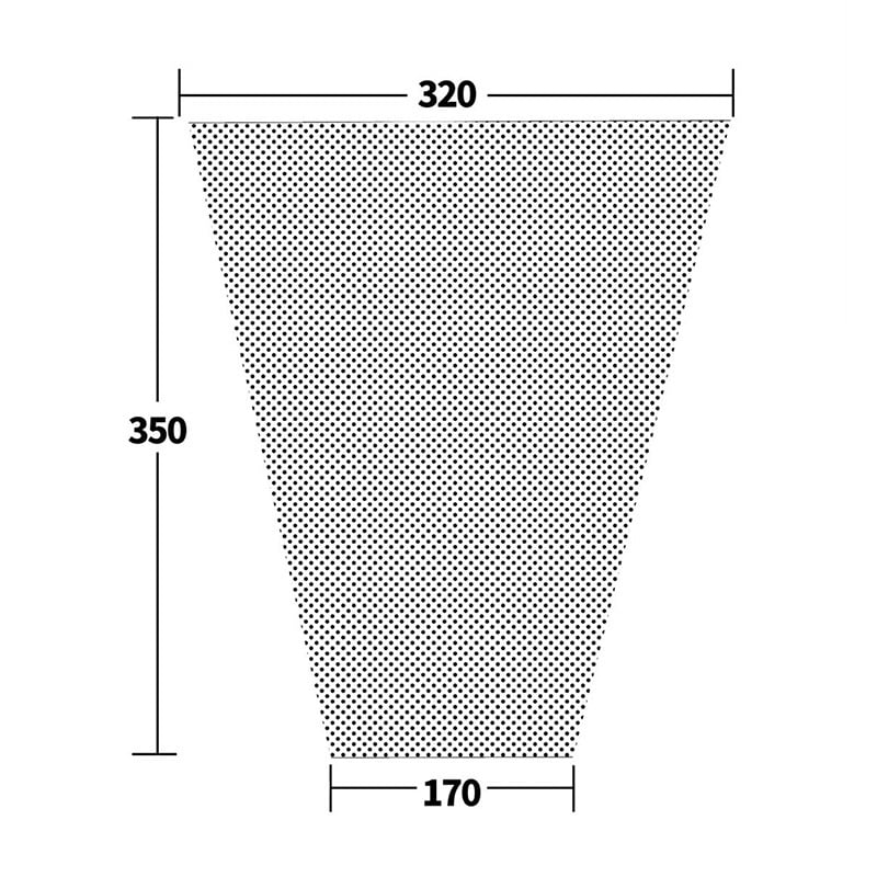 切り花出荷用スリーブ　ナカクリーン B-No.3　全面有孔 B-3　100枚/束（ご注文単位60束）【直送品】