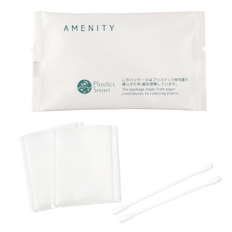 山陽物産 コットンFセット　個包装  14208 500個/束（ご注文単位4束）【直送品】