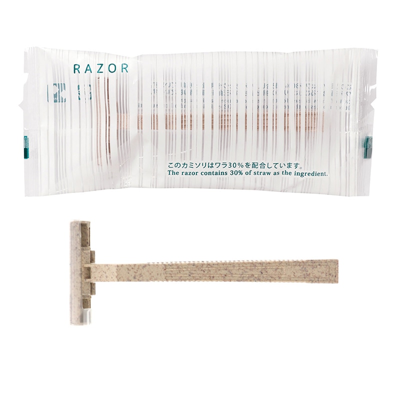 山陽物産 エコカミソリ　2枚刃　個包装 白 14232-03 500個/束（ご注文単位4束）【直送品】