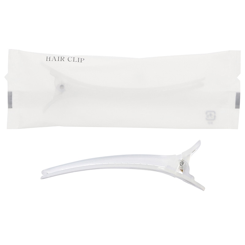 山陽物産 ヘアクリップ　個包装 クリア 11291-02 1000個/箱（ご注文単位1箱）【直送品】