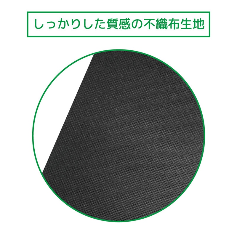エスパック 不織布リボン付ギフトバッグ S ブラック 10枚/袋(ご注文単位1袋)【直送品】