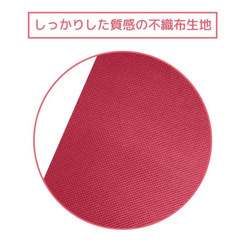 エスパック 不織布リボン付ギフトバッグ M レッド 10枚/袋(ご注文単位1袋)【直送品】