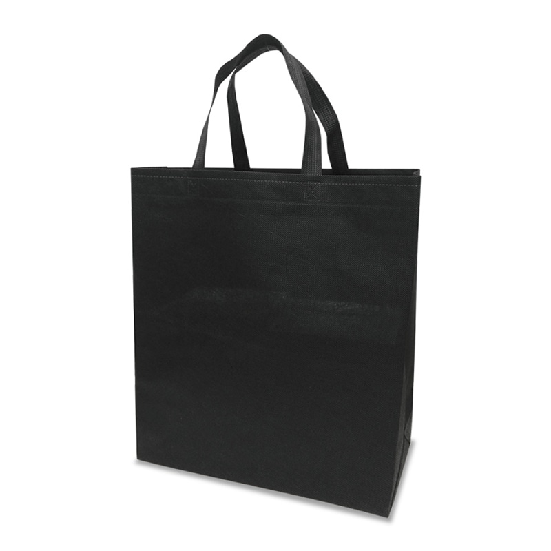 エスパック 不織布バッグ L ブラック 10枚/袋（ご注文単位1袋)【直送品】