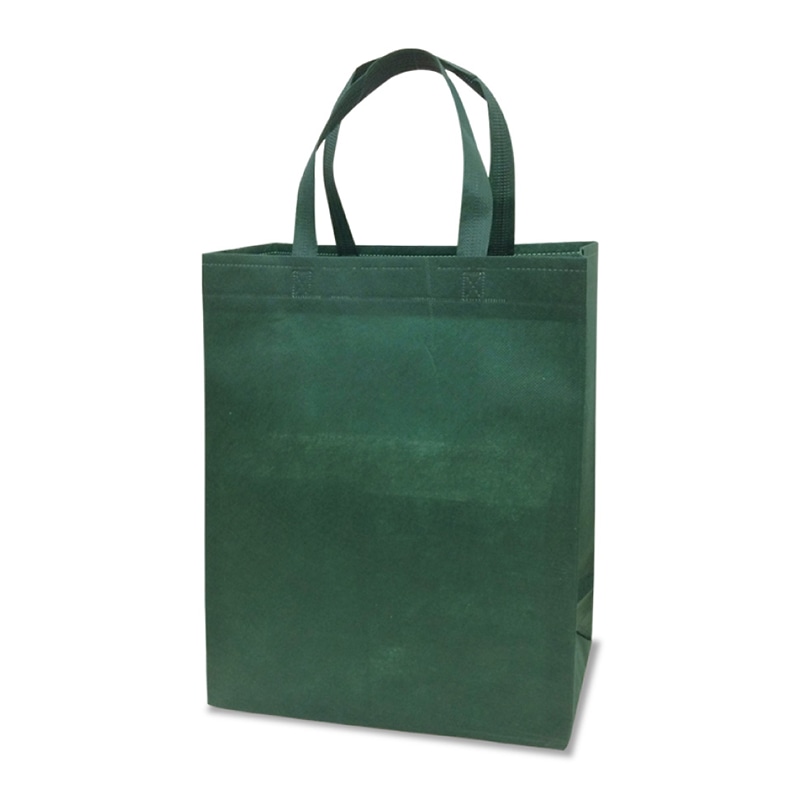エスパック 不織布バッグ L グリーン 10枚/袋（ご注文単位1袋)【直送品】