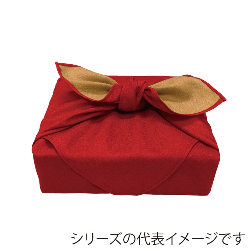 エスパック リバーシブル風呂敷 58cm 赤/ゴールド 10枚/袋(ご注文単位1袋)【直送品】