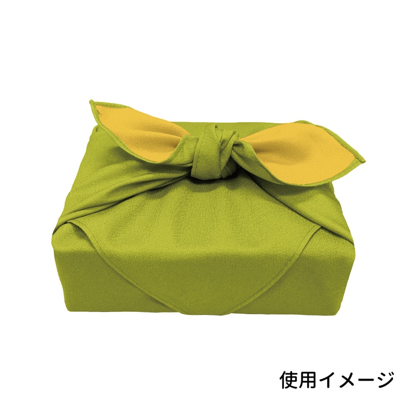 エスパック リバーシブル風呂敷 58cm グリーン/たんぽぽ 10枚/袋(ご注文単位1袋)【直送品】