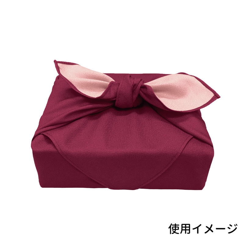 エスパック リバーシブル風呂敷 58cm バラ色/ピンク 10枚/袋(ご注文単位1袋)【直送品】