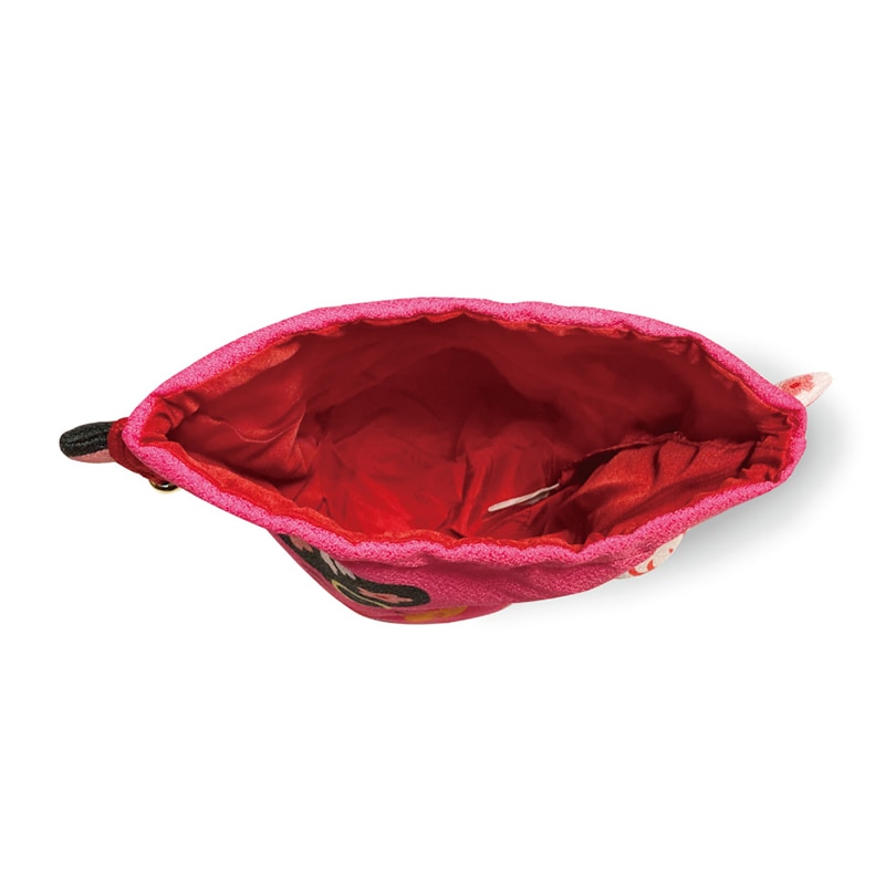 エスパック 招き猫巾着 ピンク 10枚/袋(ご注文単位1袋)【直送品】