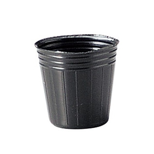 東海化成 TO ポリポット 黒丸 4.0cm 12000個/袋(ご注文単位1袋)【直送品】