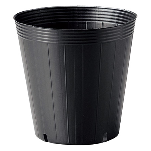 東海化成 TO ポリポット 黒丸 21.0cm 400個/袋(ご注文単位1袋)【直送品】