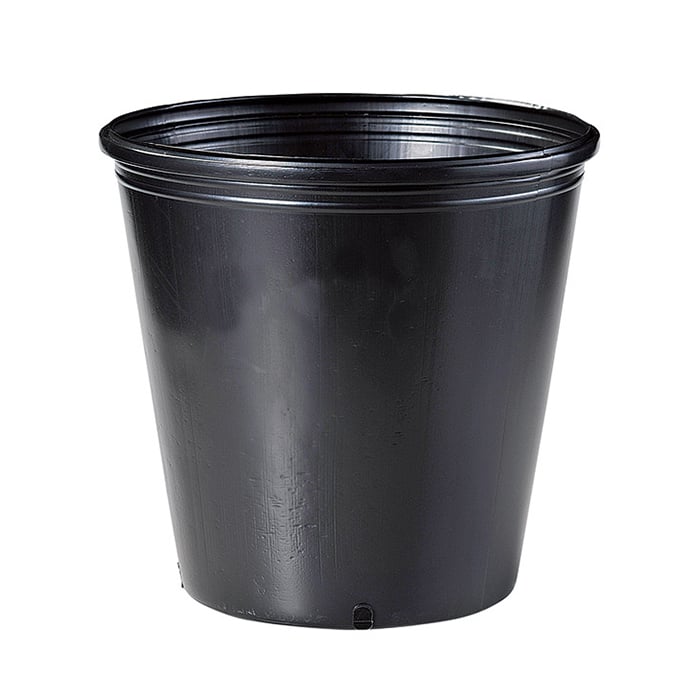 東海化成 つかめるポット 黒丸 24.0cm 100個/袋(ご注文単位1袋)【直送品】