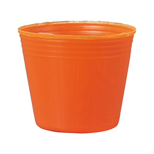 東海化成 TO カラーポリポット No.6 オレンジ 10.5cm 3000個/袋（ご注文単位1袋）【直送品】
