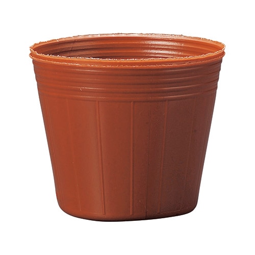 東海化成 TO カラーポリポット No.10 茶 10.5cm 3000個/袋（ご注文単位1袋）【直送品】