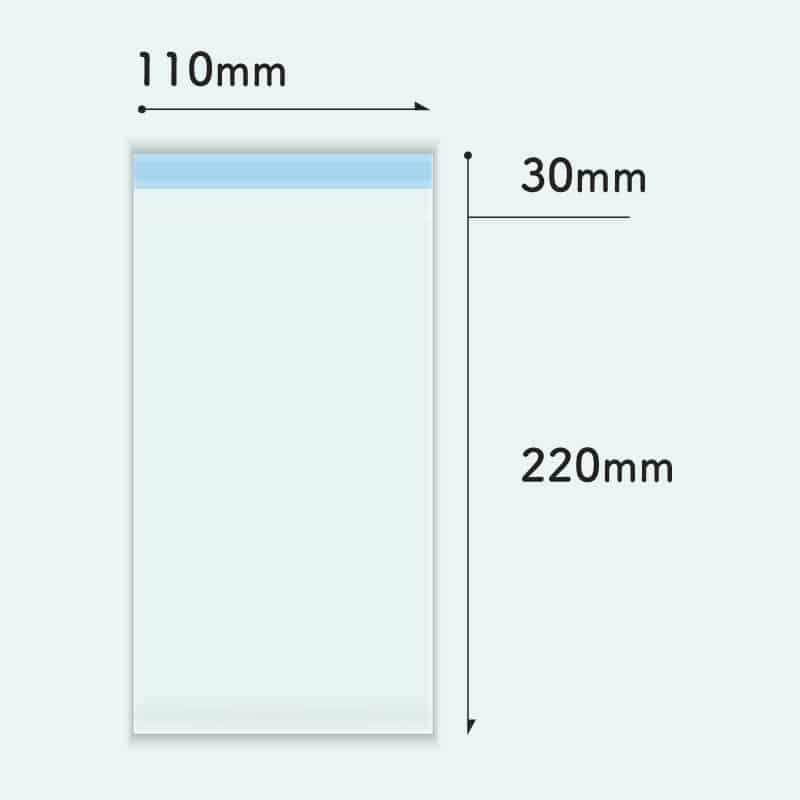 コトモ OPP透明封筒 長形6号 40μ N6-OP400T 2000枚/箱(ご注文単位1箱)【直送品】