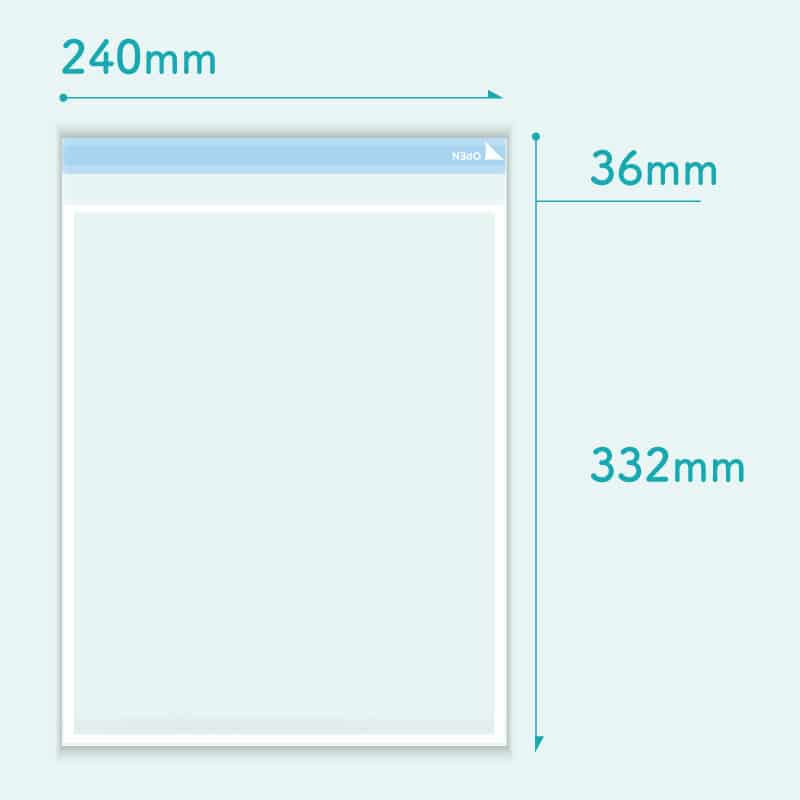 コトモ OPP透明封筒 額縁 角形2号 40μ K2-OP420T 1000枚/箱(ご注文単位1箱)【直送品】