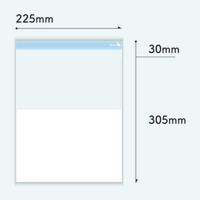 コトモ OPP封筒 白 下1／2 角形A4J号 50μ A4-OP501T 1000枚/箱（ご注文単位1箱）【直送品】