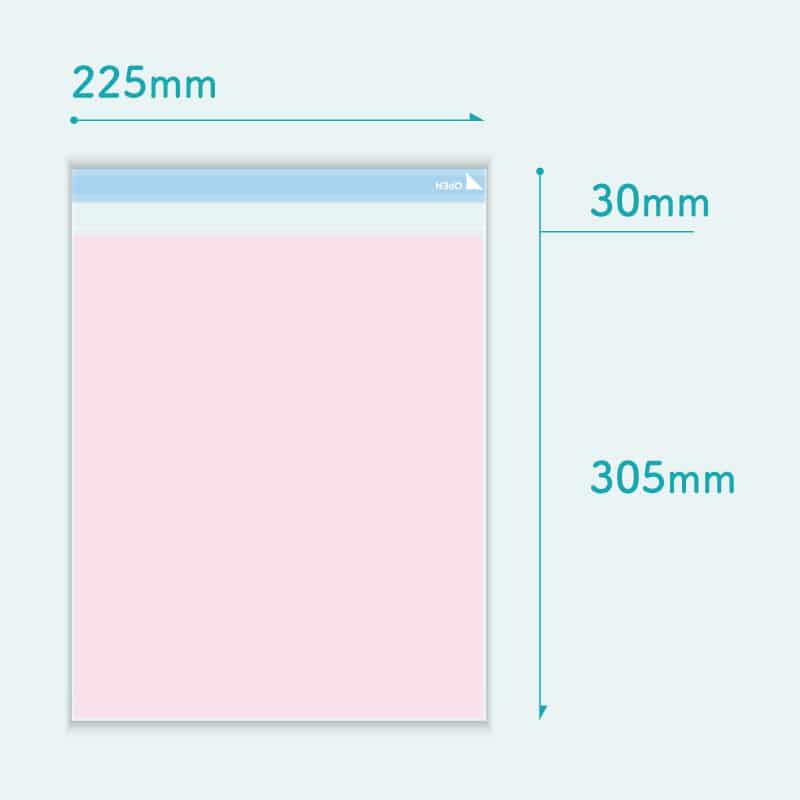 コトモ OPP封筒 ピンク 角形A4号 50μ A4-OP504T 1000枚/箱(ご注文単位1箱)【直送品】