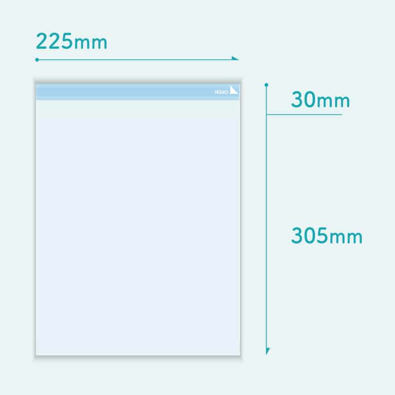 コトモ OPP封筒 青 角形A4号 50μ A4-OP505T 1000枚/箱(ご注文単位1箱)【直送品】