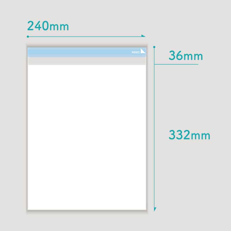 コトモ CPP封筒 厚手冊子 白 角形2号 60μ K2-CP601T 1000枚/箱(ご注文単位1箱)【直送品】