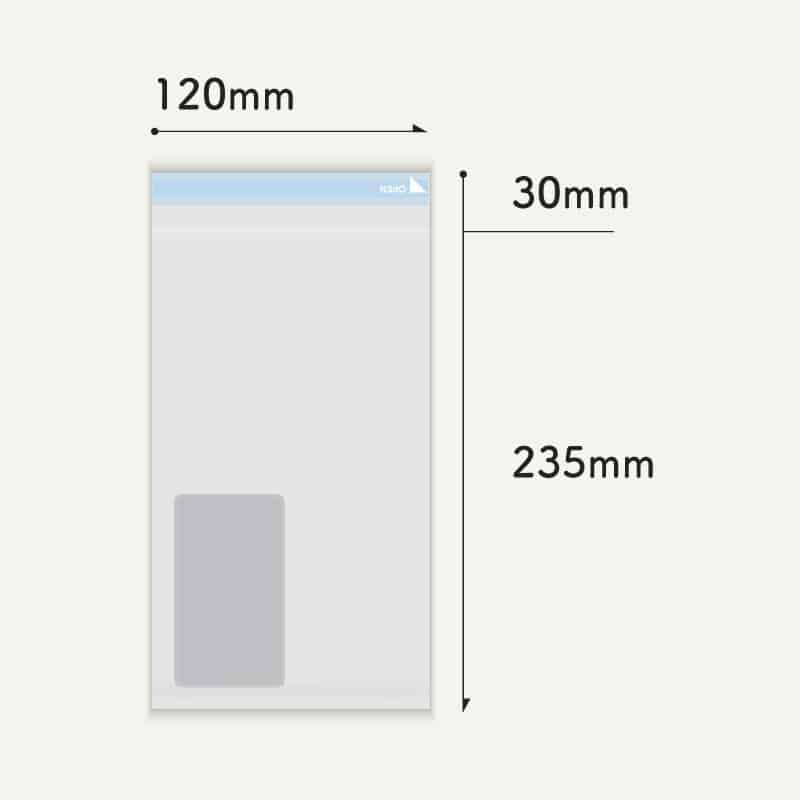 コトモ OPP封筒 納品書用 長形3号 50μ N3-OP524T 2000枚/箱（ご注文単位1箱）【直送品】