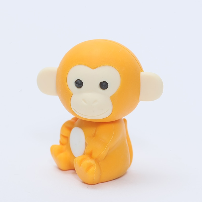 イワコー 消しゴム　サル イエロー ER-BDOU068 1個（ご注文単位10個）【直送品】