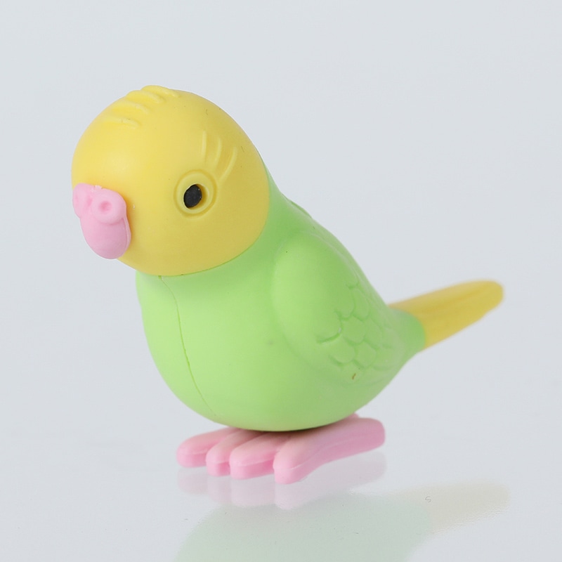 イワコー 消しゴム　インコ グリーン ER-BDOU292 1個（ご注文単位10個）【直送品】