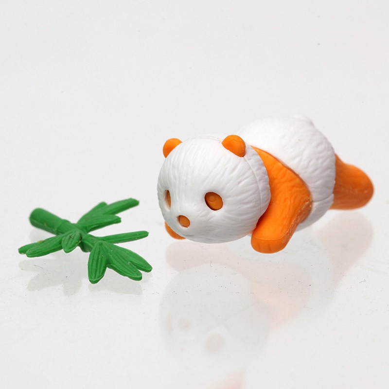 イワコー 消しゴム　ベビーパンダ オレンジ ER-BDOU251 1個（ご注文単位10個）【直送品】