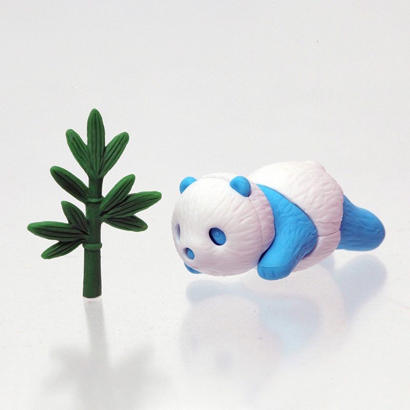 イワコー 消しゴム ベビーパンダ ブルー ER-BDOU253 1個(ご注文単位10個)【直送品】