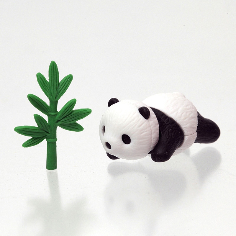 イワコー 消しゴム ベビーパンダ ブラック ER-BDOU255 1個(ご注文単位10個)【直送品】