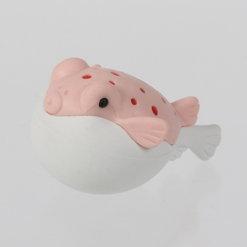 イワコー 消しゴム フグ ピンク ER-BDOU288 1個(ご注文単位10個)【直送品】