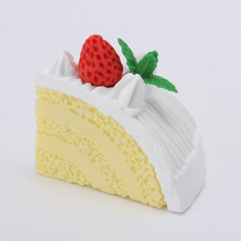 イワコー 消しゴム 三角ケーキ ホワイト ER-BDES013 1個(ご注文単位10個)【直送品】