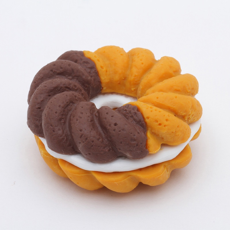 イワコー 消しゴム フレンチドーナツ チョコ ER-BDES085 1個(ご注文単位10個)【直送品】
