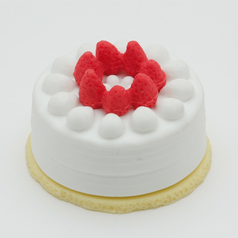 イワコー 消しゴム デコレーションケーキ ホワイト ER-BDES020 1個(ご注文単位10個)【直送品】