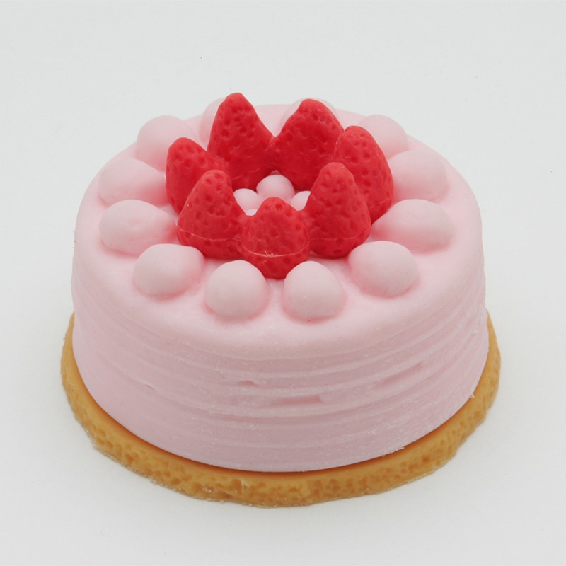 イワコー 消しゴム デコレーションケーキ ピンク ER-BDES021 1個(ご注文単位10個)【直送品】