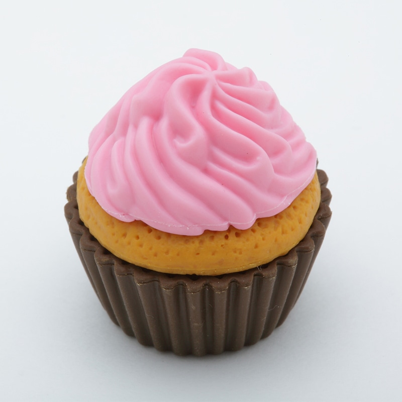 イワコー 消しゴム カップケーキ ピンク ER-BDES060 1個(ご注文単位10個)【直送品】