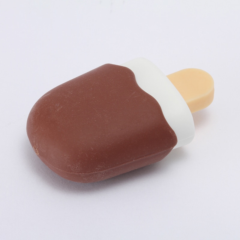 イワコー 消しゴム　アイスキャンディー ブラウン ER-BDES001 1個（ご注文単位10個）【直送品】