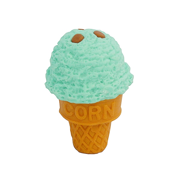 イワコー 消しゴム　コーンアイス グリーン ER-BDES122 1個（ご注文単位10個）【直送品】