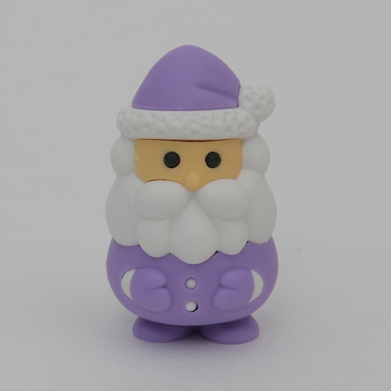 イワコー 消しゴム　サンタクロース パープル ER-BASB303 1個（ご注文単位10個）【直送品】