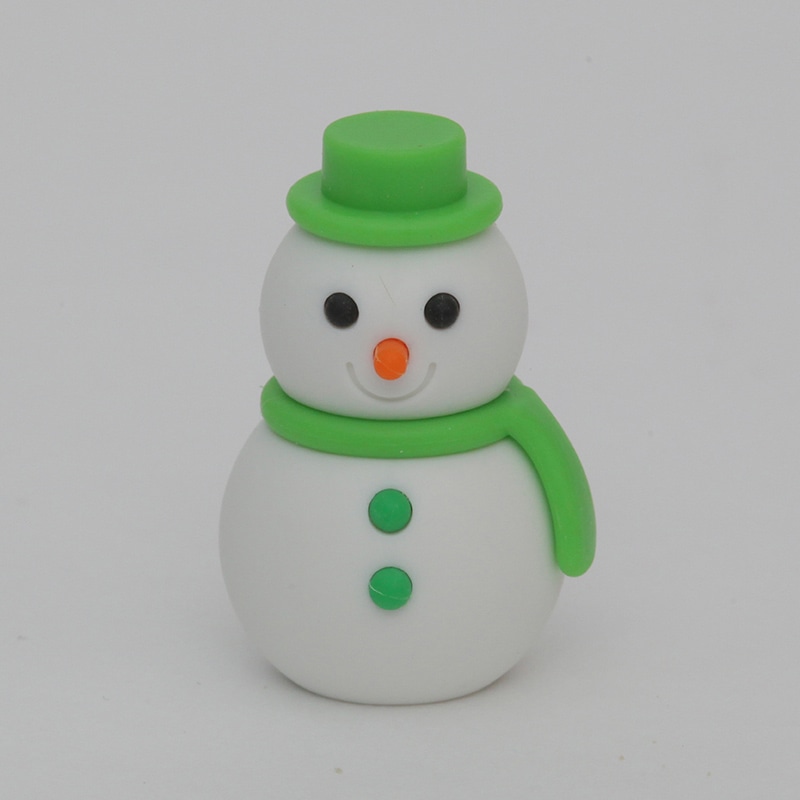 イワコー 消しゴム　雪だるま キミドリ ER-BASB312 1個（ご注文単位10個）【直送品】