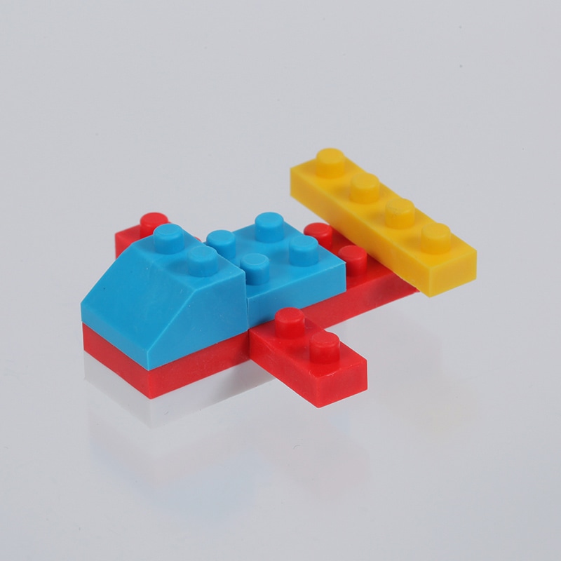 イワコー ブロック消しゴム 飛行機 ER-BBLO018 1個(ご注文単位10個)【直送品】