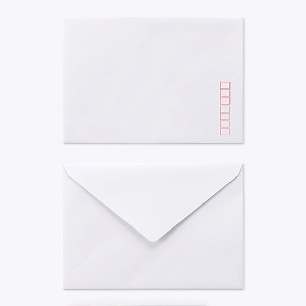 山櫻 封筒 洋2 ダイヤ貼 Sケント100 スラット 〒枠入 00402016 500枚/箱(ご注文単位1箱)【直送品】