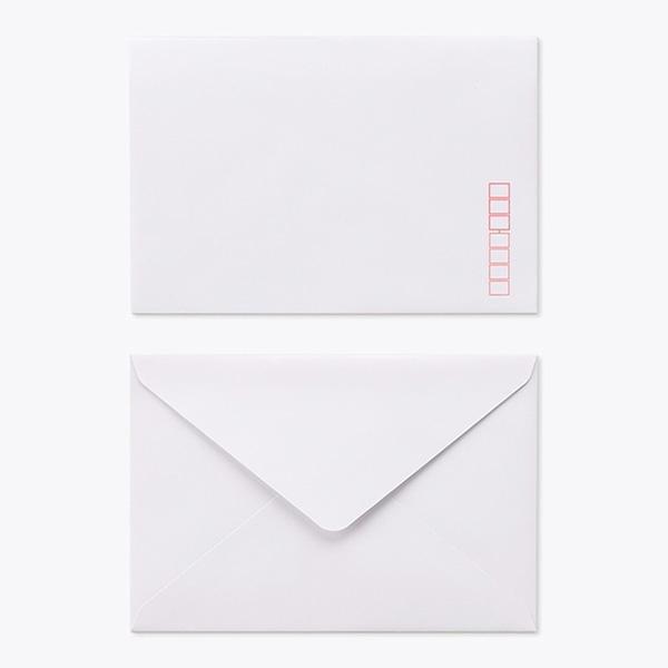 山櫻 封筒　JIS洋1　ダイヤ貼　Sケント100 スラット　〒枠入 00403011 　500枚/箱（ご注文単位1箱）【直送品】