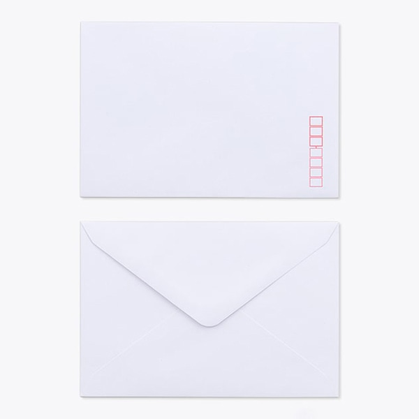 山櫻 封筒　JIS洋1　ダイヤ貼　再生ケント100 〒枠入 00403025 　500枚/箱（ご注文単位1箱）【直送品】