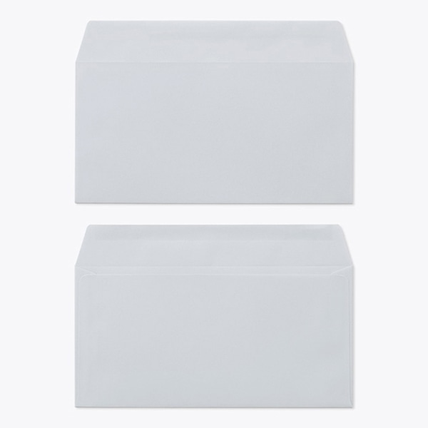 山櫻 封筒　洋長3　カマス貼　Kスカイ85　グット CoC　〒枠なし 00404044 　1000枚/箱（ご注文単位1箱）【直送品】