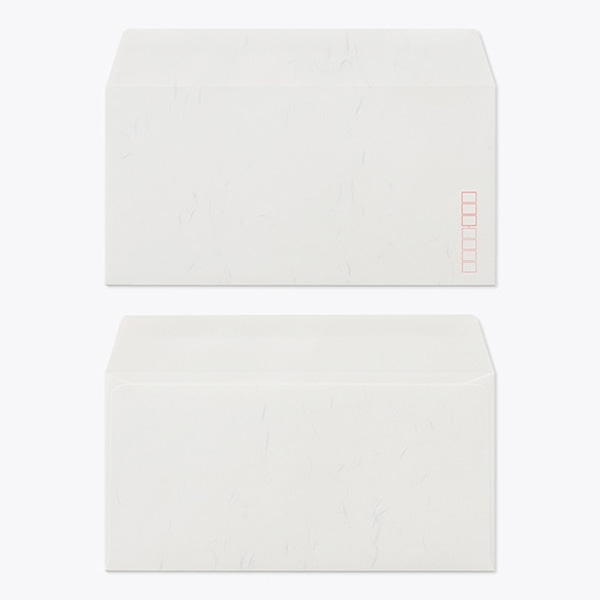 山櫻 封筒　洋長3　カマス貼　大礼紙125 CoC　〒枠入 00404055 　1000枚/箱（ご注文単位1箱）【直送品】