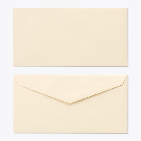 山櫻 封筒　洋長3　ダイヤ貼　ECベージュ100 CoC　〒枠なし 00404072 　500枚/箱（ご注文単位1箱）【直送品】