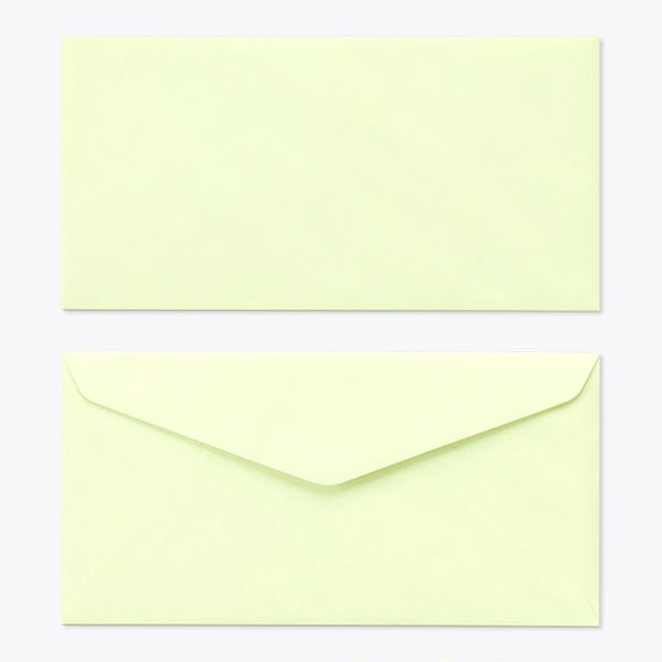 山櫻 封筒　洋長3　ダイヤ貼　ECウグイス100 CoC　〒枠なし 00404074 　500枚/箱（ご注文単位1箱）【直送品】