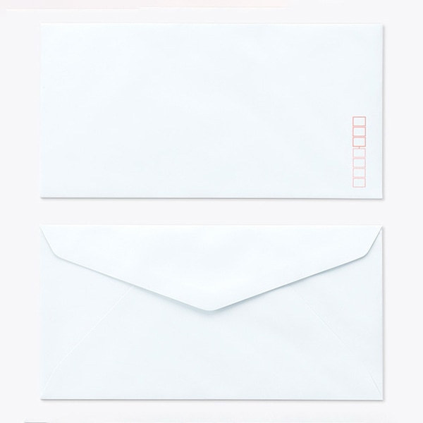 山櫻 封筒　洋長3　ダイヤ貼　ECスカイ100 CoC　〒枠入 00404075 　500枚/箱（ご注文単位1箱）【直送品】